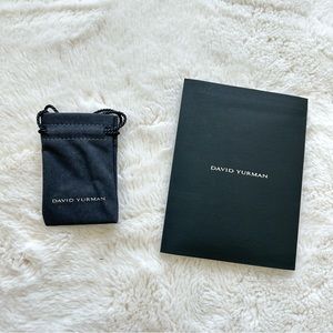 NEW!!! David Yurman jewelry pouch and cleaning cloth